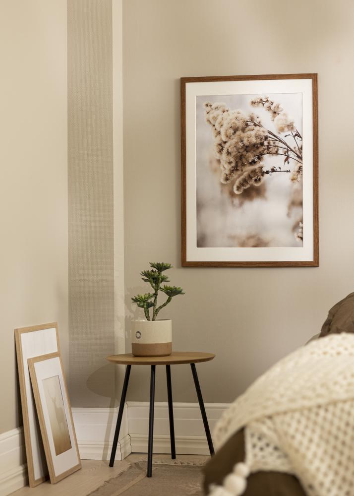 Raam stiilne Warm Brown 60x80 cm - paspartuu valge 50x70 cm