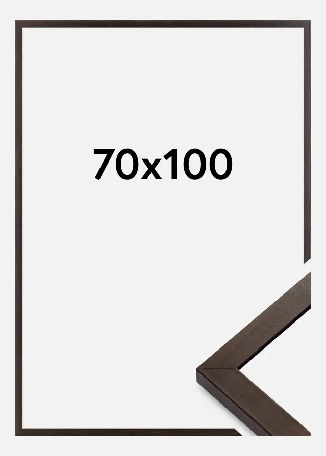 Raam Selection akrüülklaas, pähkel 70x100 cm