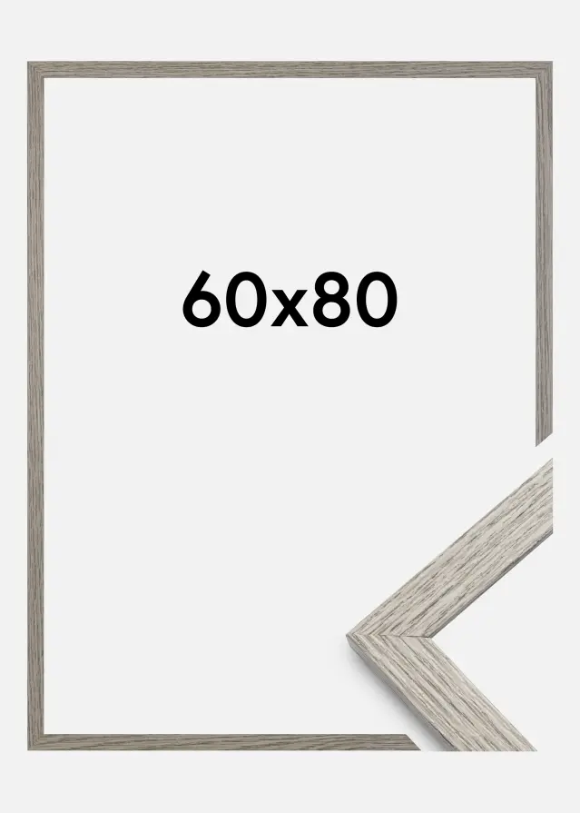 Raam stiilne Grey Oak 60x80 cm