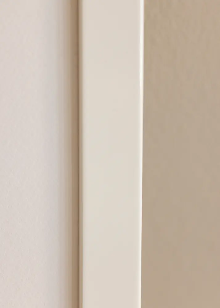 Raam White Wood Glossy - Vabalt valitav suurus