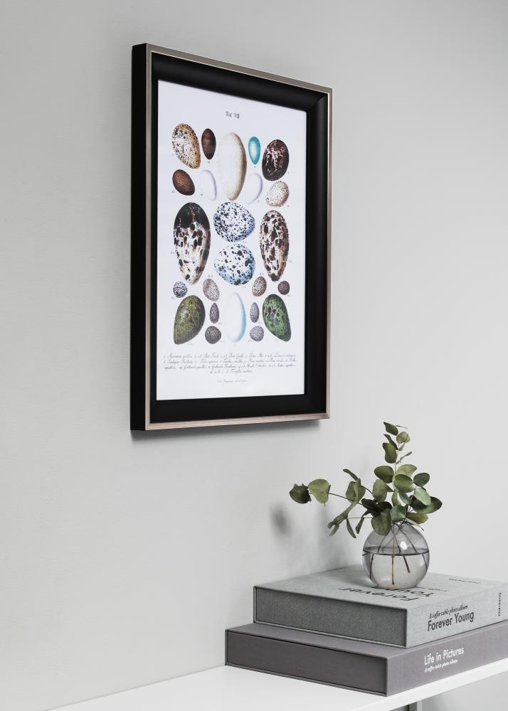 Raam Öjaren mustjas hobedane 70x100 cm - paspartuu muster 24x36 inches