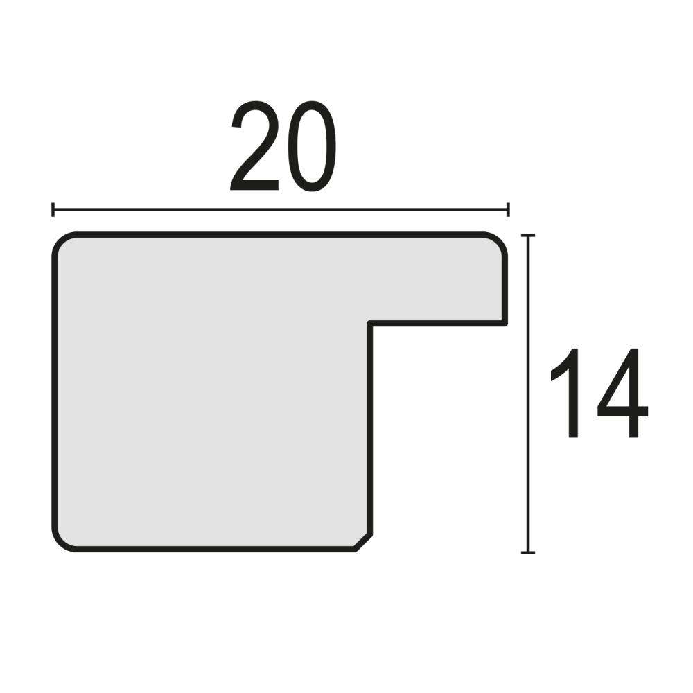 Raam Theresa pruun 15x20 cm