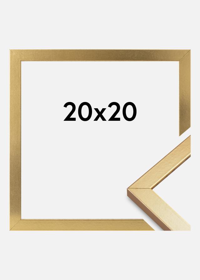 Raam Minerva Akruulklaas kuldne 20x20 cm