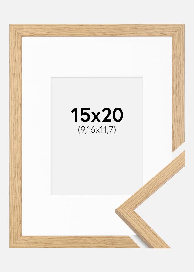 Raam Galant tamm 15x20 cm - paspartuu valge 4x5 inches