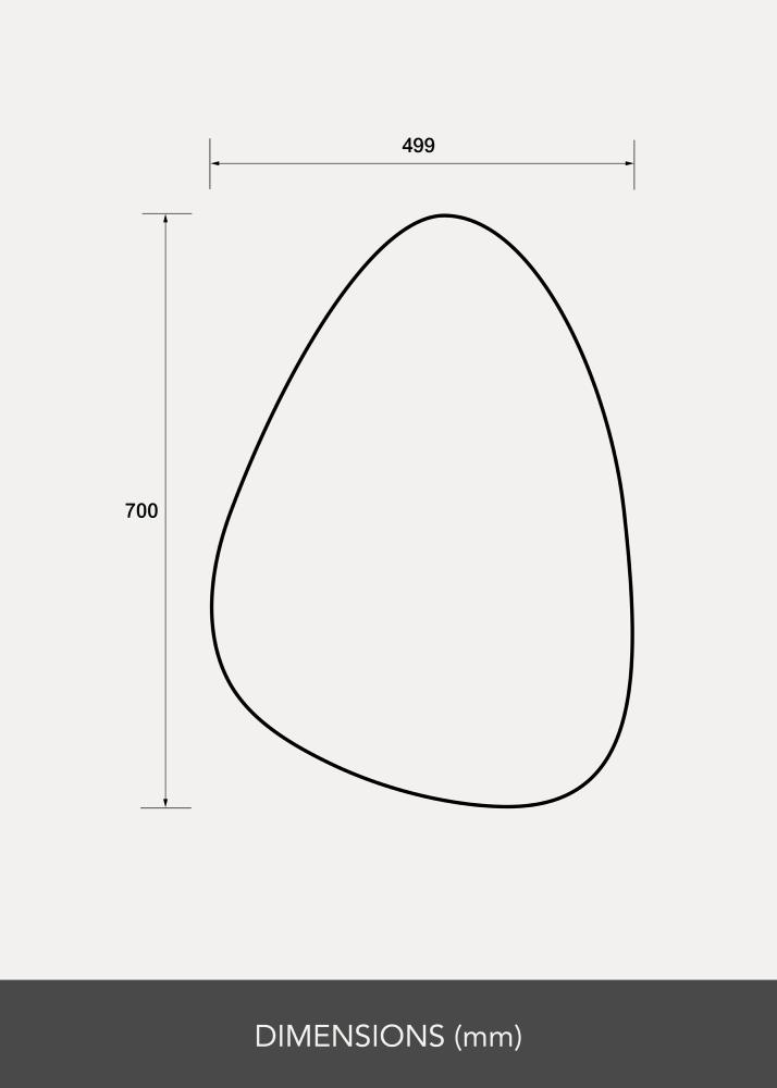 Peegel Pebble 50x70 cm - Selected By BGA