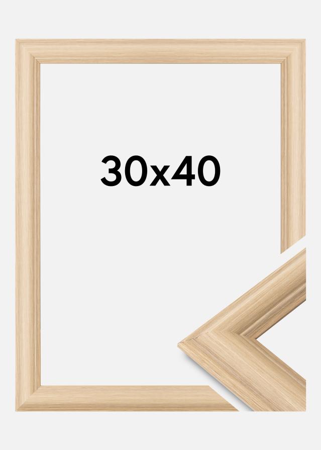 Raam Västkusten Akruulklaas tamm 30x40 cm