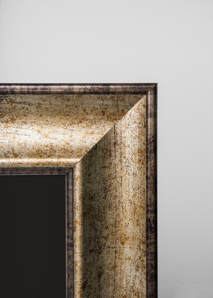 Raam Saltsjöbaden antiikkuld 35x50 cm - paspartuu muster 24x30 cm