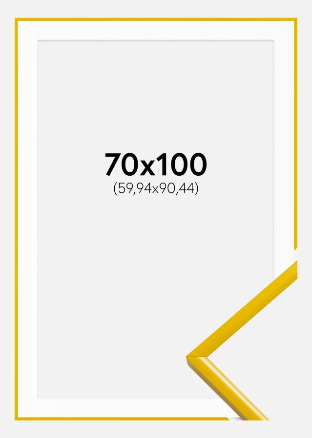 Raam New Lifestyle kollane 70x100 cm - paspartuu valge 24x36 inches