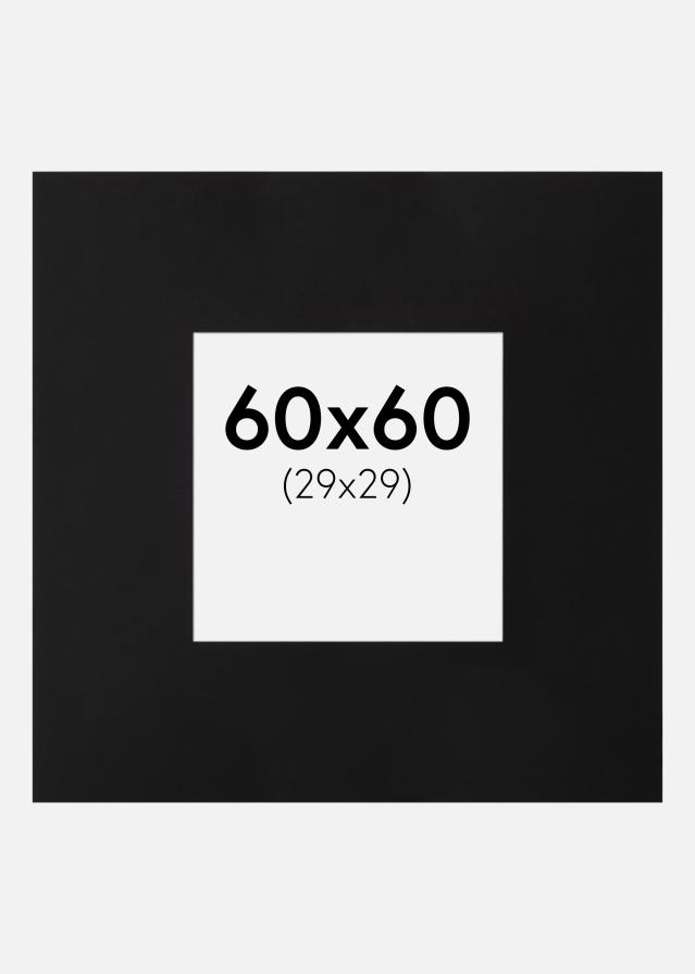 Paspartuu XXL muster Valge äär 60x60 cm (29x29)