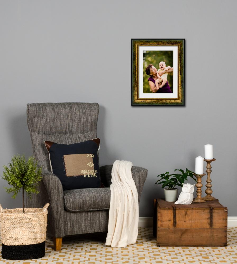 Raam Roxen kuldne laiguline - Vabalt valitav suurus