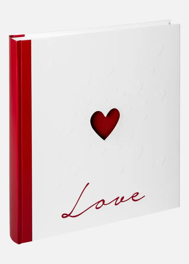 Love pulmaalbum, valge, 25,7x29,2 cm (50 valget lehekülge / 25 lehte)