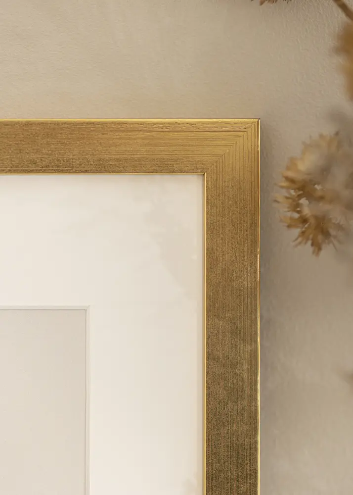 Raam Gold Wood 25x35 cm