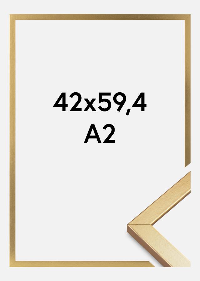 Raam Minerva Akruulklaas kuldne 42x59,4 cm (A2)