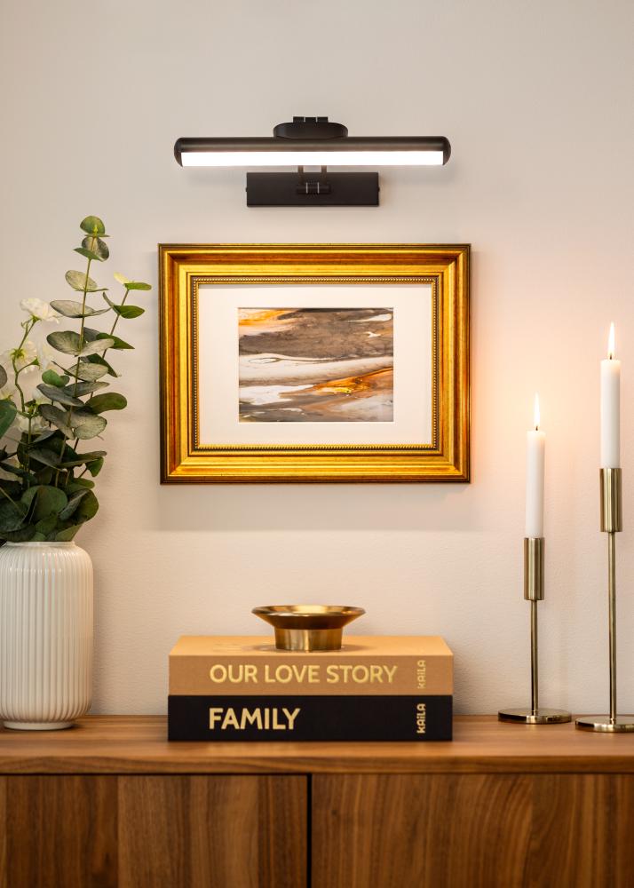 KAILA Gleam Patareitoitega Maalivalgusti 32 cm - Must