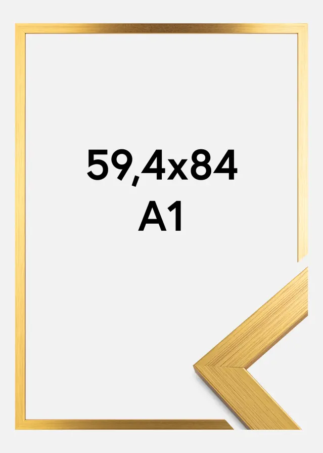 Raam Gold Wood 59,4x84 cm (A1)