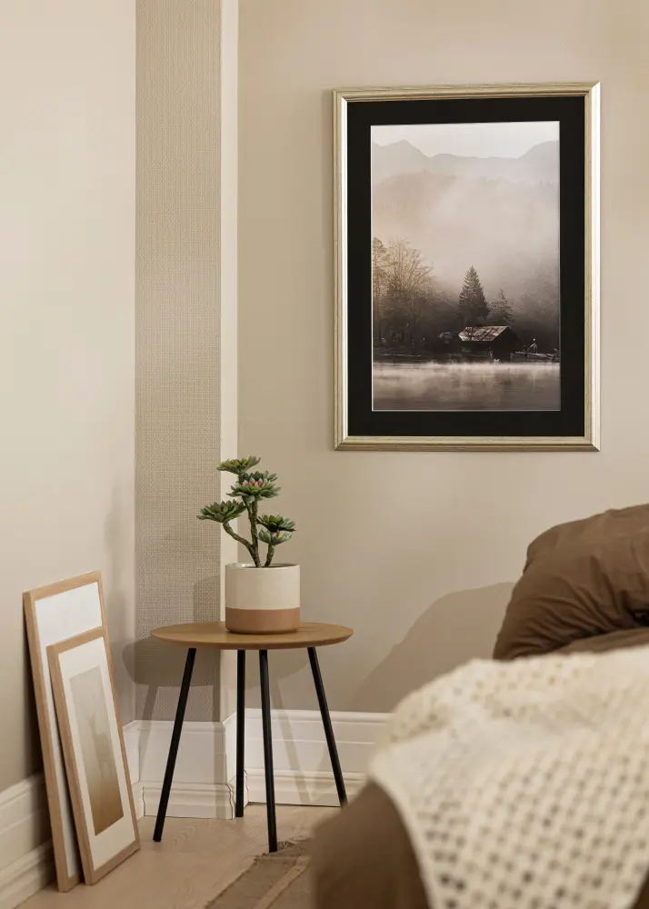 Raam Västkusten hobedane 70x100 cm - paspartuu muster 59,4x84 cm (A1)