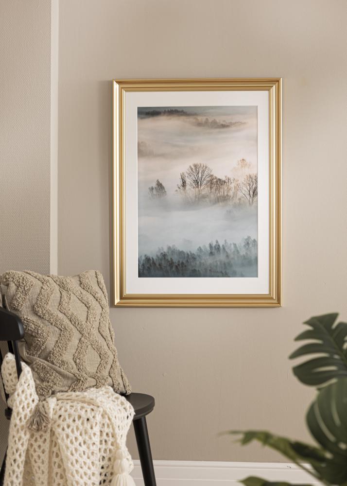 Raam Charleston kuldne 50x50 cm