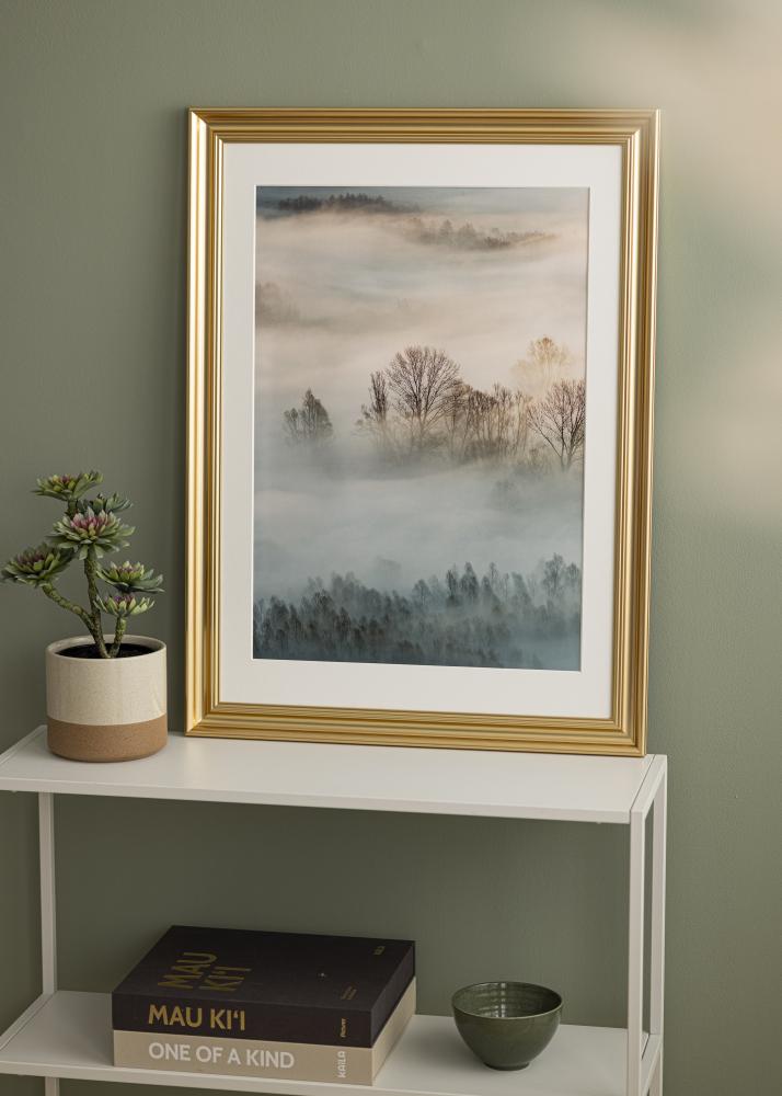 Raam Charleston kuldne 50x50 cm