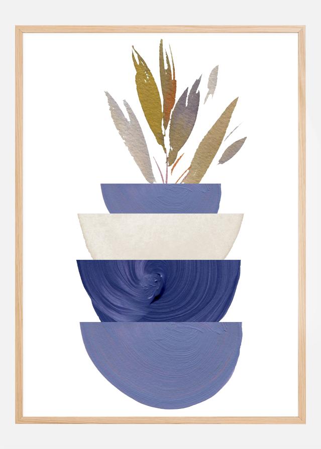 Boho Purple Bowl Plakat