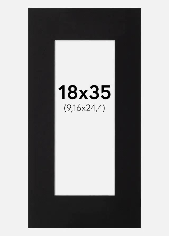 Paspartuu muster standard Valge äär 18x35 cm (9,16x24,4)