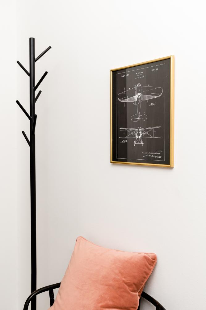 Patenteeritud joonistus - lennuk - muster Plakat