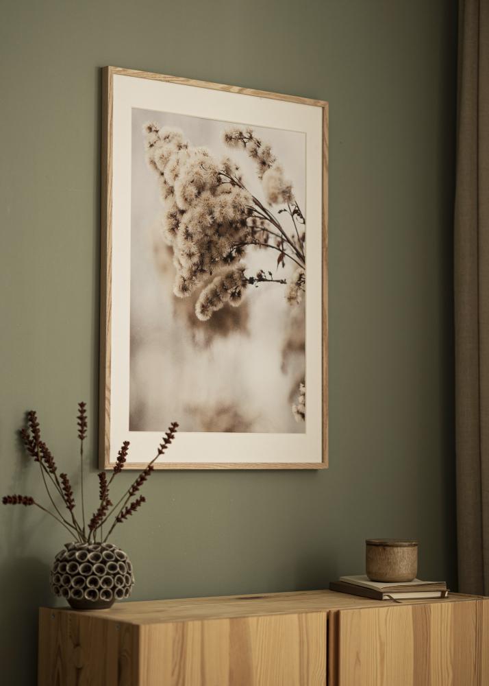 Raam E-Line Akruulklaas tamm 60x60 cm