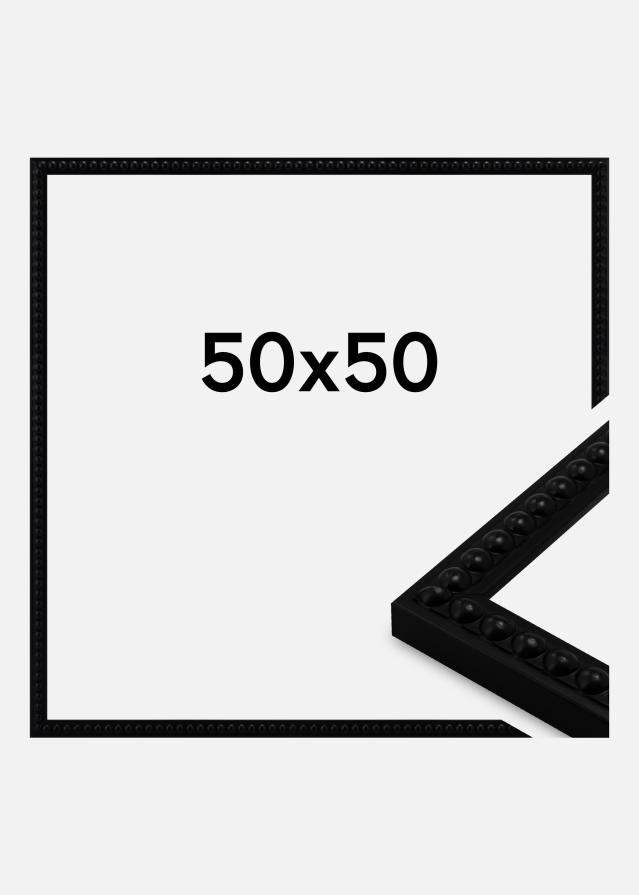 Raam Perla Akrüülklaas Must 50x50 cm