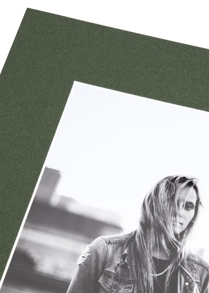 Paspartuu samblaroheline - erimõõtude järgi valmistatud, valge äär