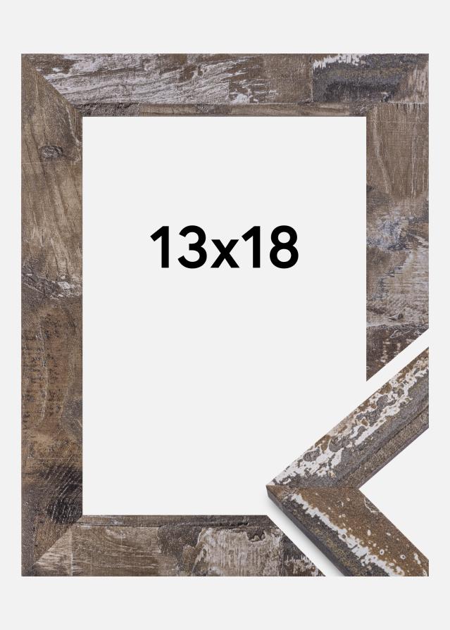 Raam suureparane puitpruun 13x18 cm