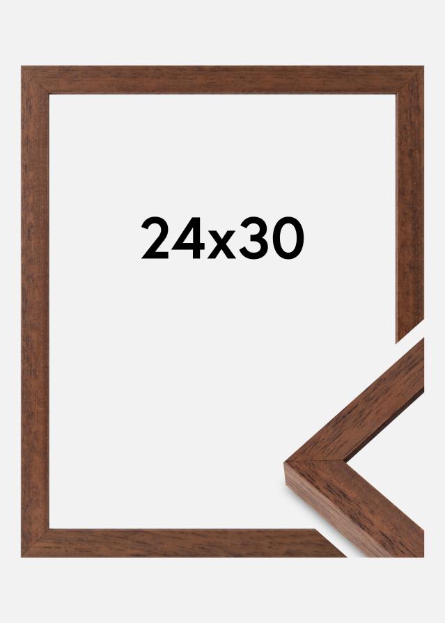 Raam Hermes Akruulklaas tiigipuu 24x30 cm