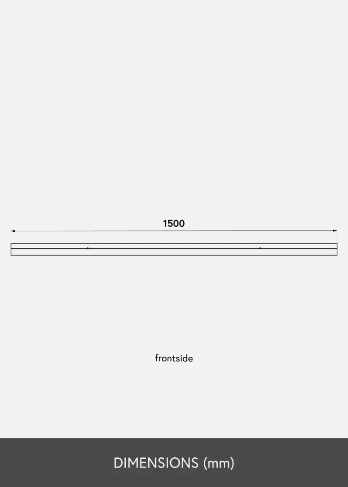 Pildi riiul muster 150 cm