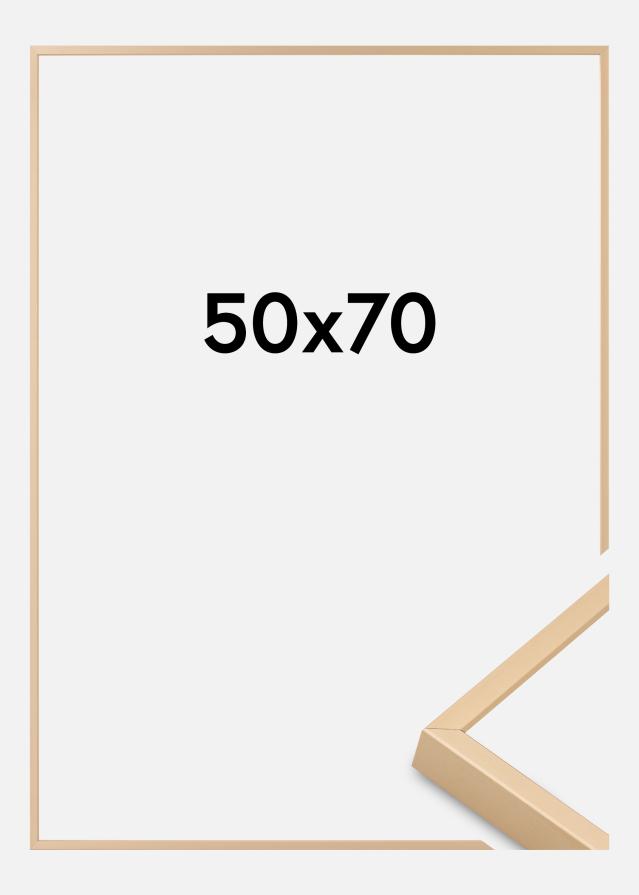 Alumiiniumraam akrüülklaas messing 50x70 cm