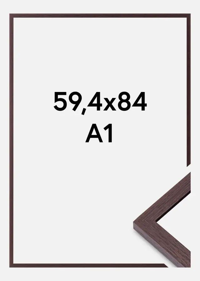 Raam Modern Akruulklaas pahkel 59.4x84 cm (A1)