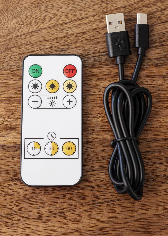 KAILA Gleam Patareitoitega Maalivalgusti 32 cm - Must