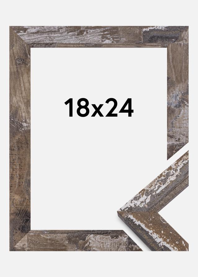 Raam suureparane puitpruun 18x24 cm