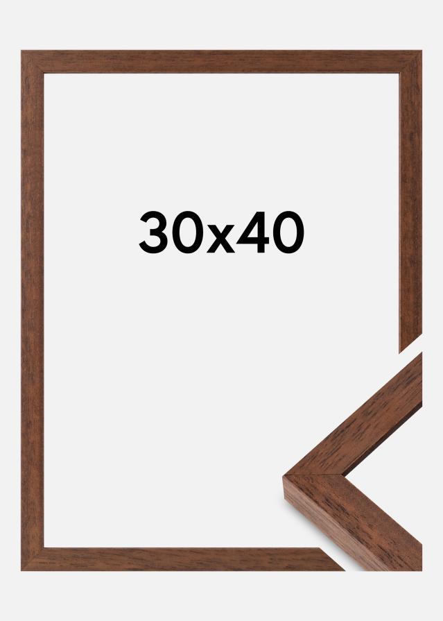 Raam Hermes Akruulklaas tiigipuu 30x40 cm