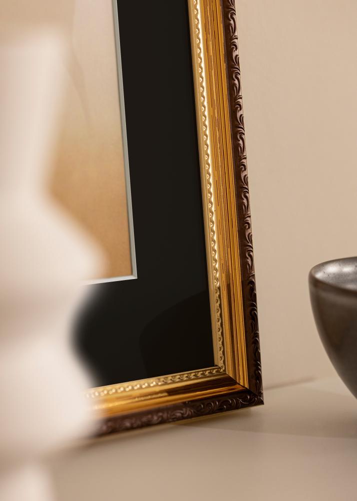 Raam Abisko kuldne 24x30 cm - paspartuu muster 18x24 cm