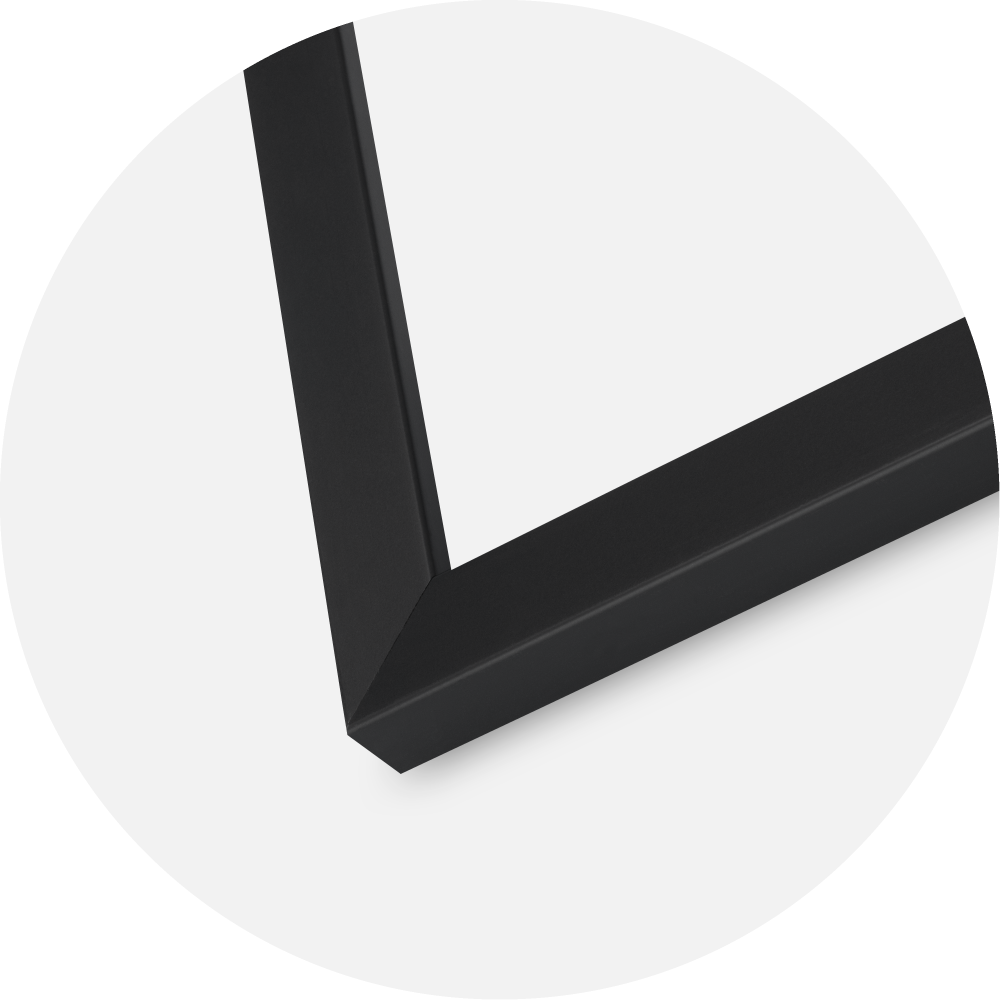 Raam Oban Akrüülklaas Must 42x59.4 cm (A2)