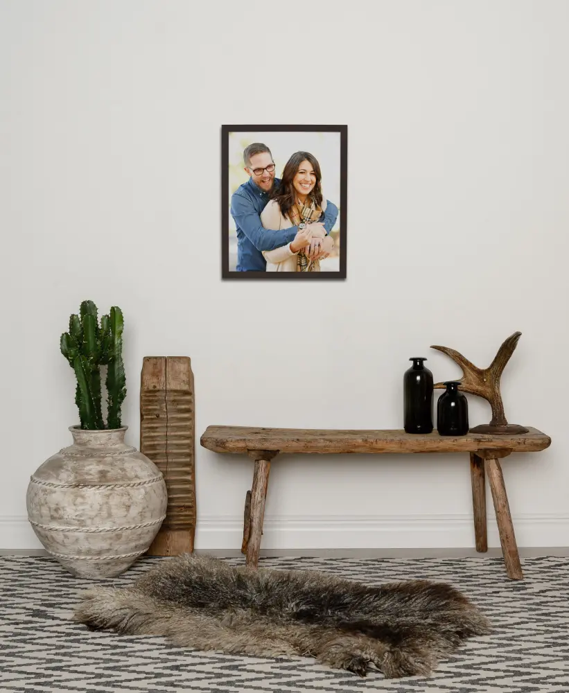 Raam Trendline Akruulklaas pruun 90x90 cm