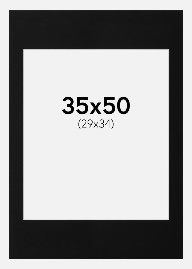 Paspartuu Canson muster Valge äär 35x50 cm (29x34)