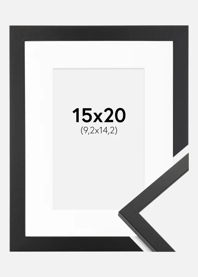 Raam Trendy muster 15x20 cm - paspartuu valge 4x6 inches