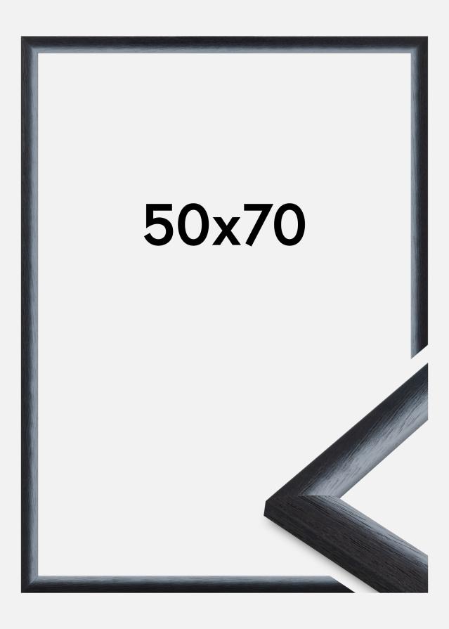 Raam Cornwall Akrüülklaas Must 50x70 cm