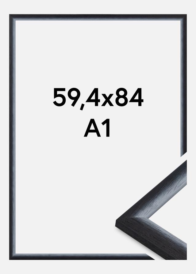 Raam Cornwall Akrüülklaas Must 59.4x84 cm (A1)
