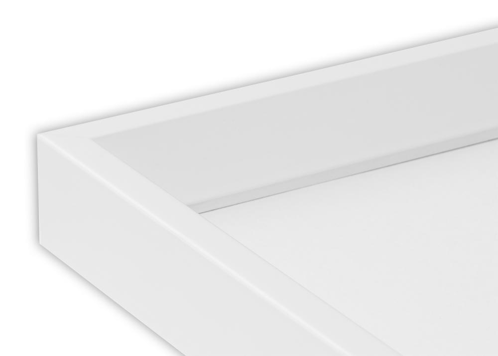 Raam Globe valge 40x60 cm - paspartuu valge 32,9x48,3 cm (A3+)