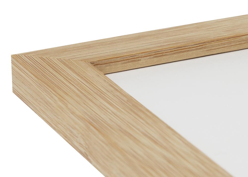 Raam Hoei bambus 70x100 cm - paspartuu valge 62x85 cm