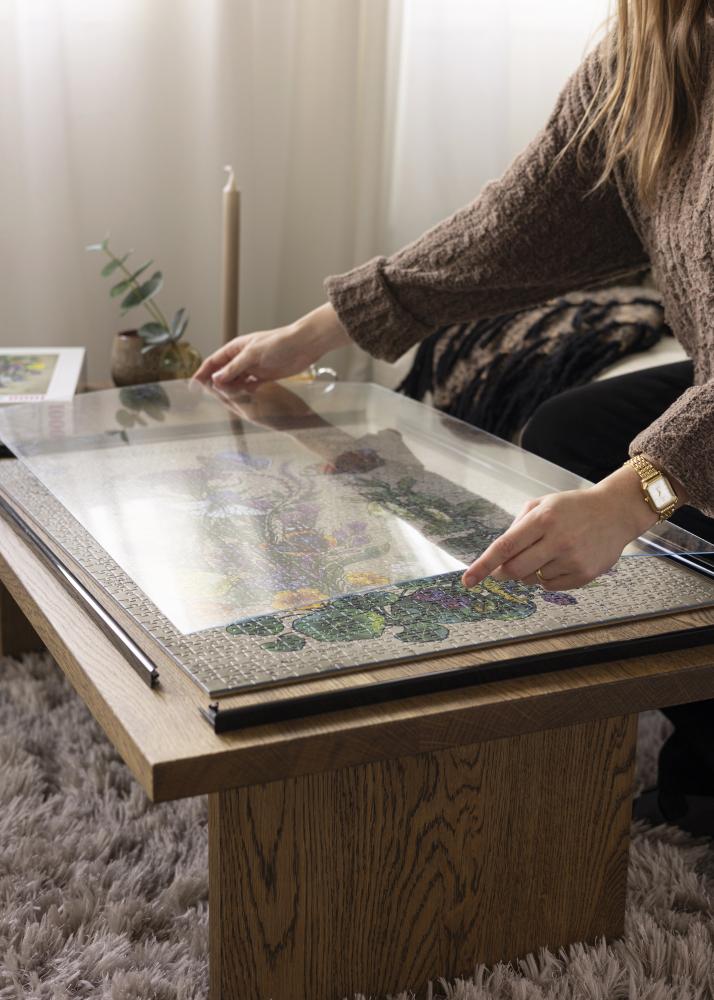 Pusleraam Must 51x72 cm