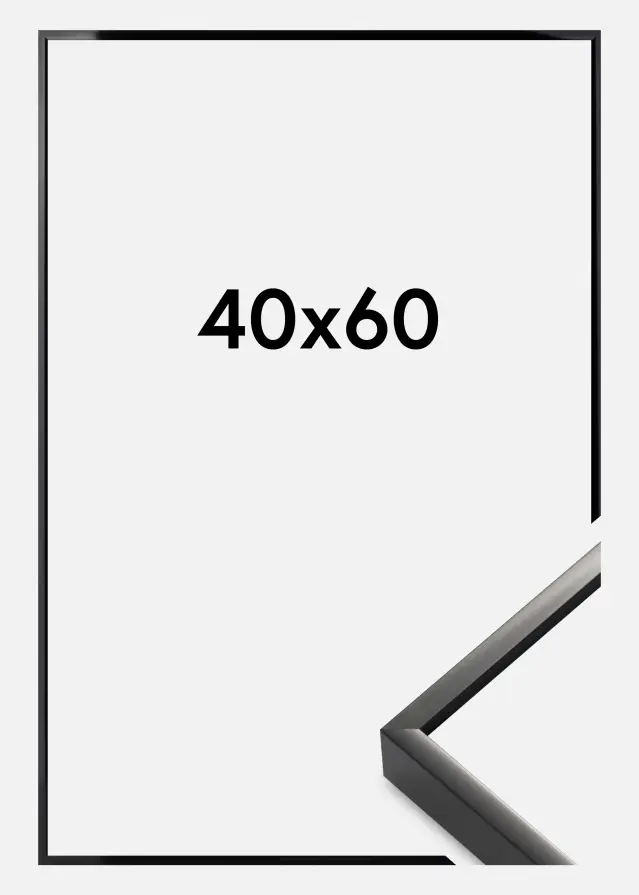 Raam Nielsen preemium matt  tuhm must 40x60 cm