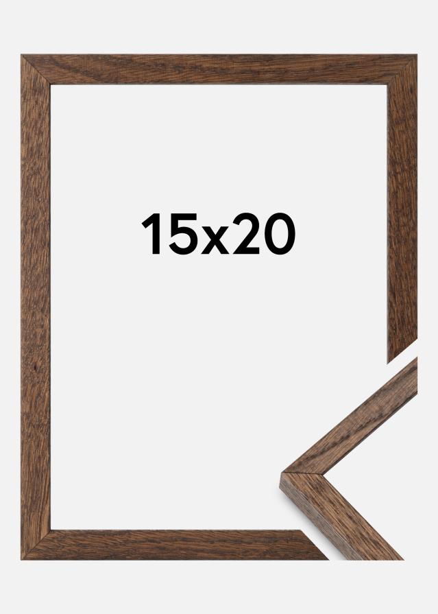 Massive Oak Akruulklaas Dark Painted 15x20 cm