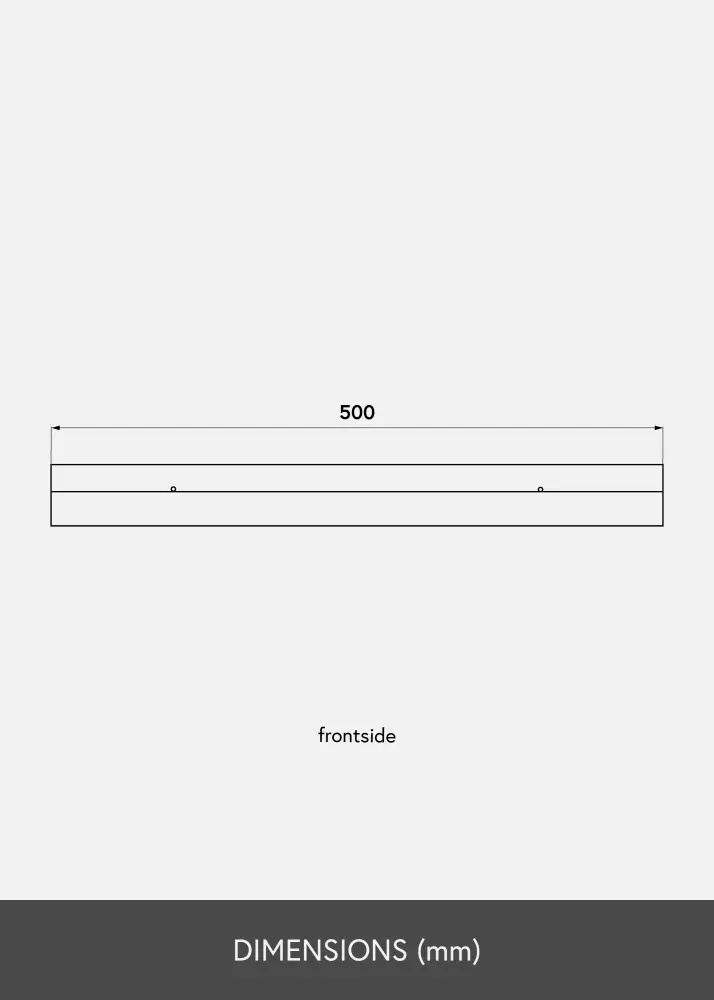 Pildi riiul muster 50 cm