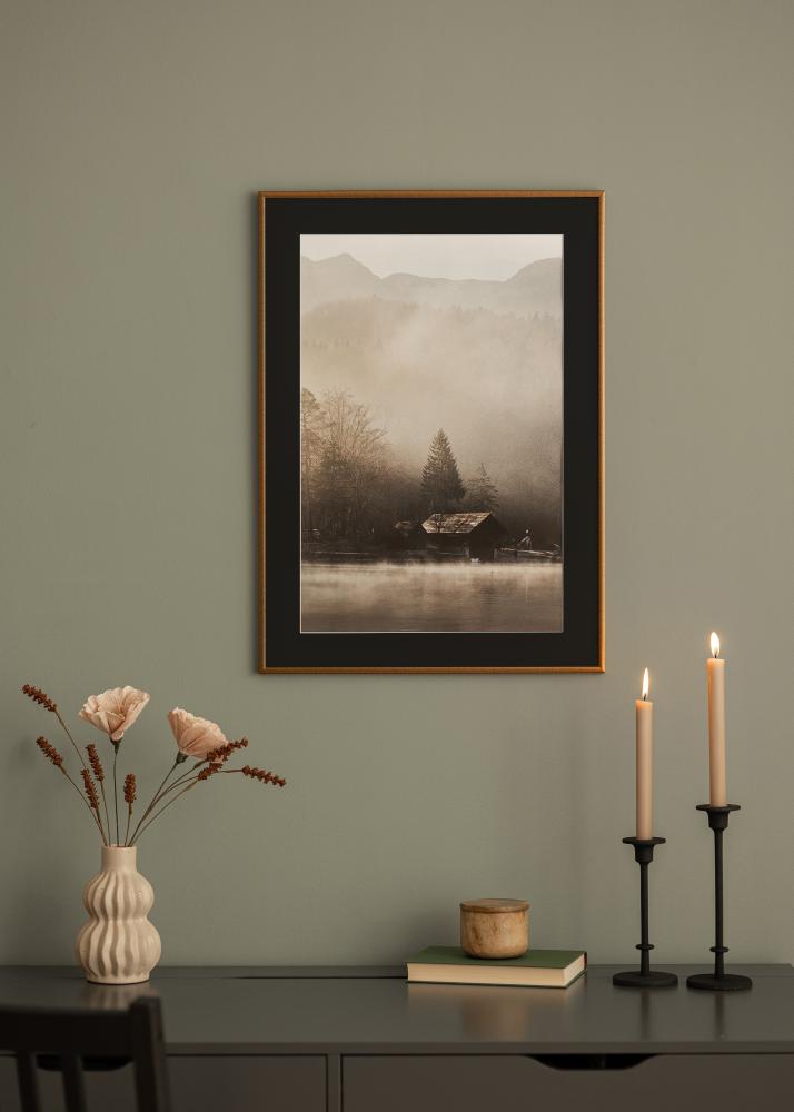 Raam New Lifestyle pronks 50x70 cm - paspartuu muster 33x56 cm
